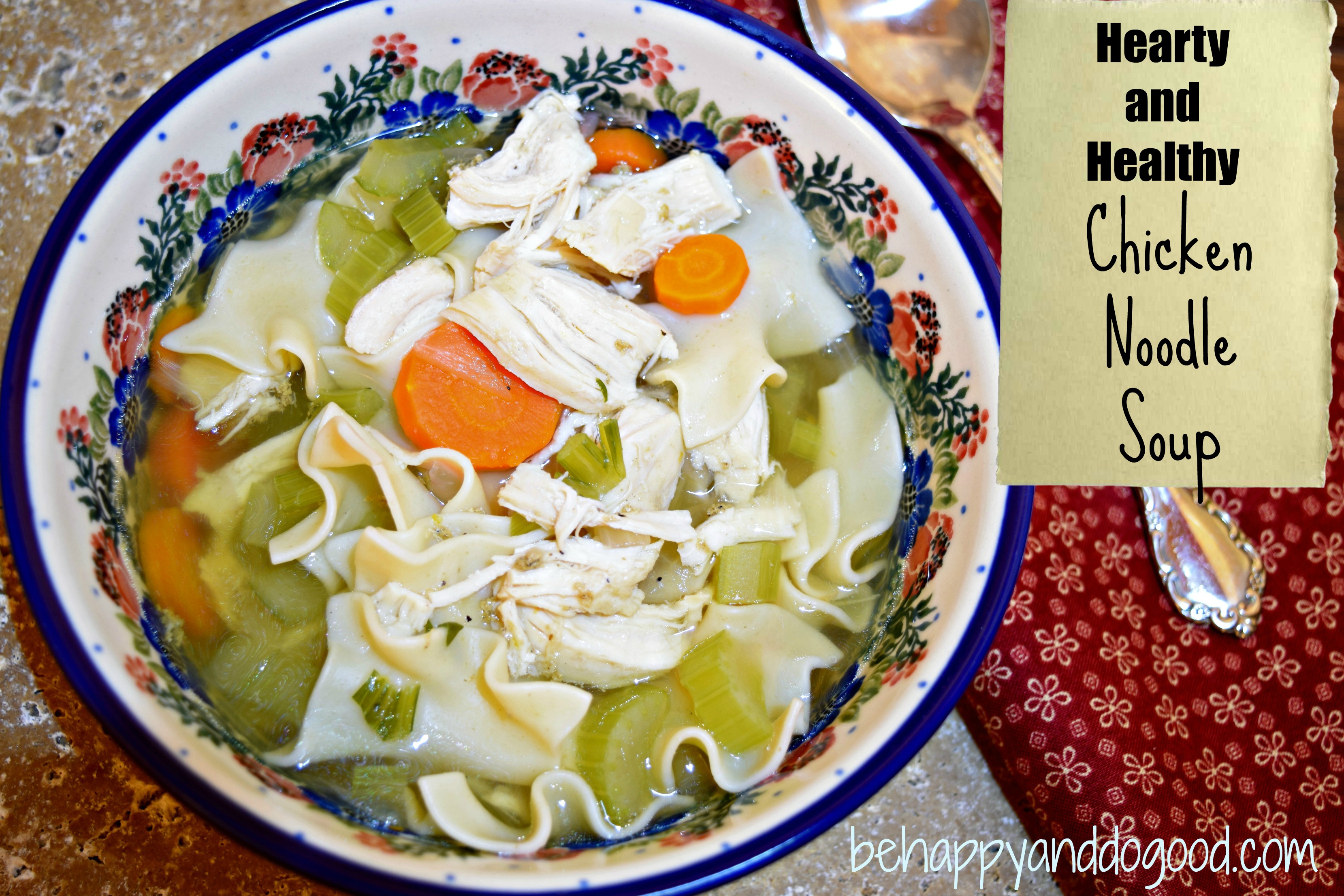 hearty chicken noodle soup recipe