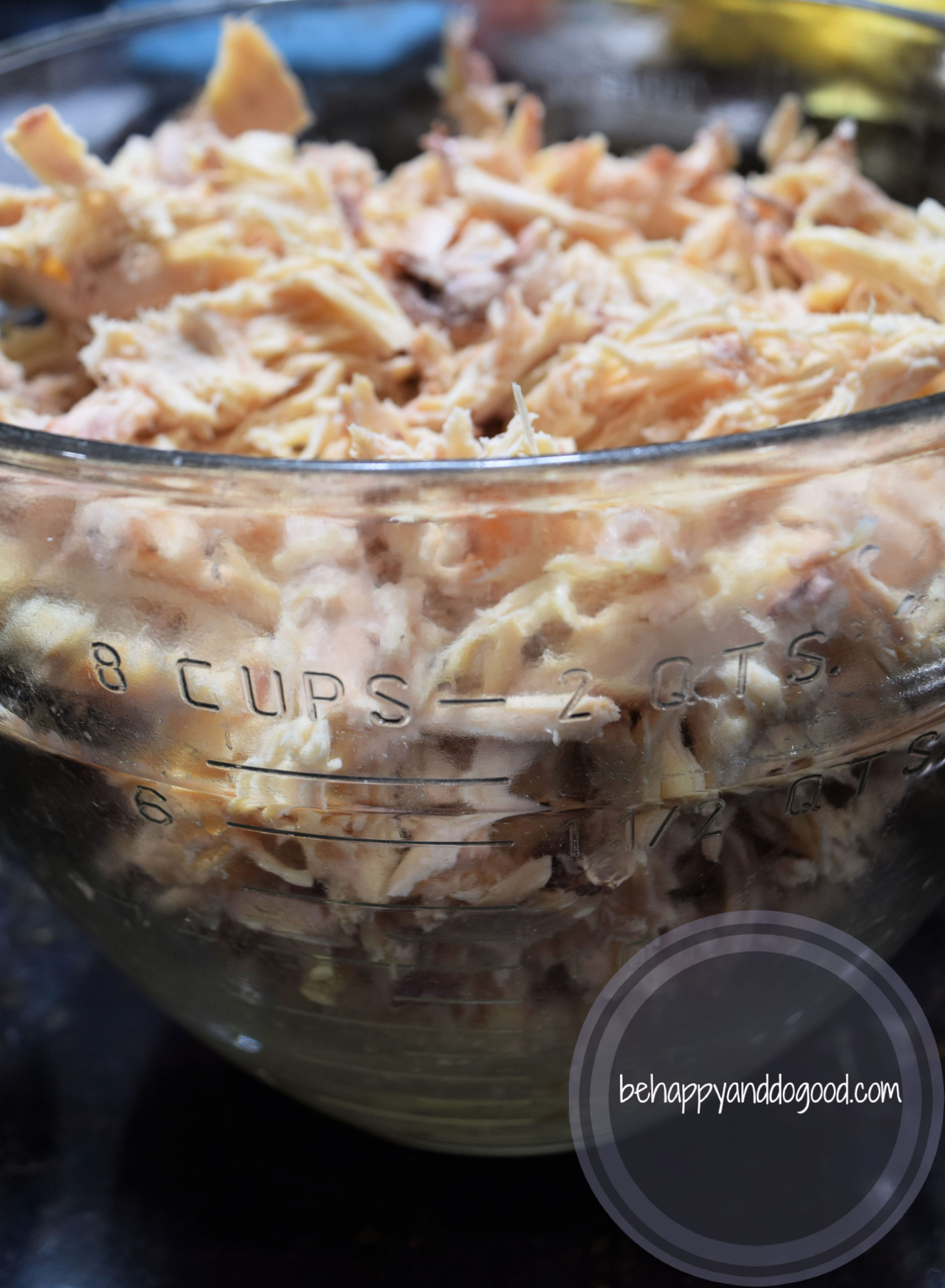 Busy Mom Chicken: Slow Cooker Broth & Shredded Chicken - Be Happy And ...